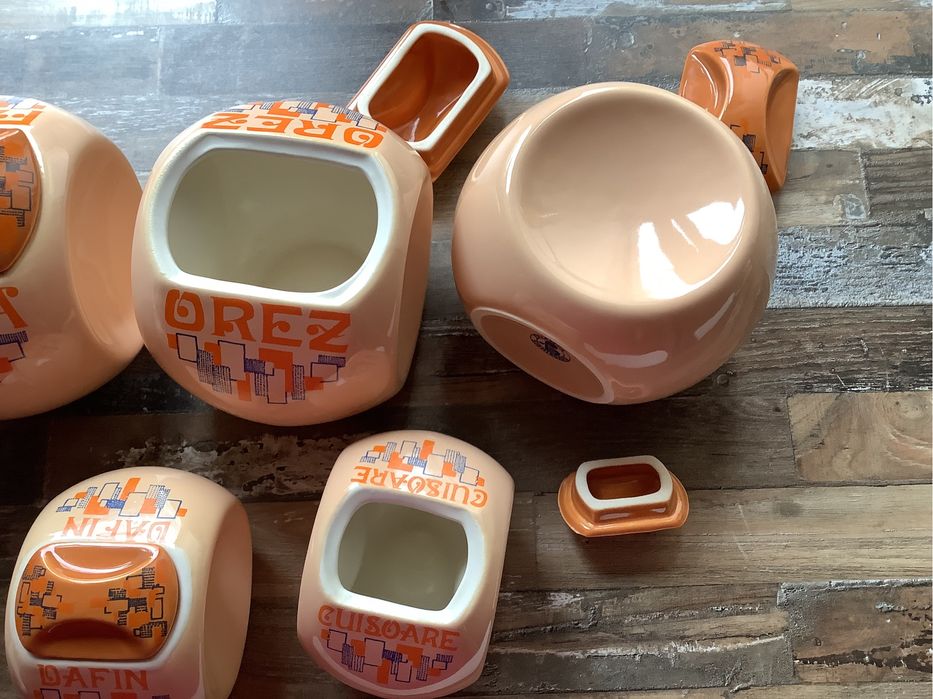 Set condimente Sighisoara 12 buc portelan