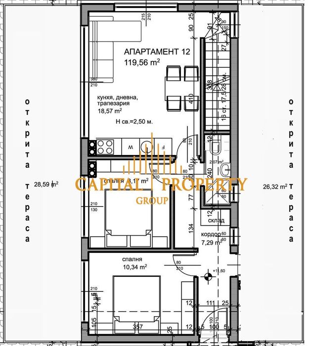 Продава се Тристаен апартамент в с. Кранево, Област Добрич - 100 кв.м за 785 €/кв.м - Снимка #6