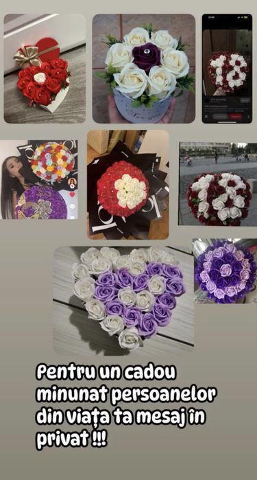 Cadoul perfect Aranjamente cu trandafirii