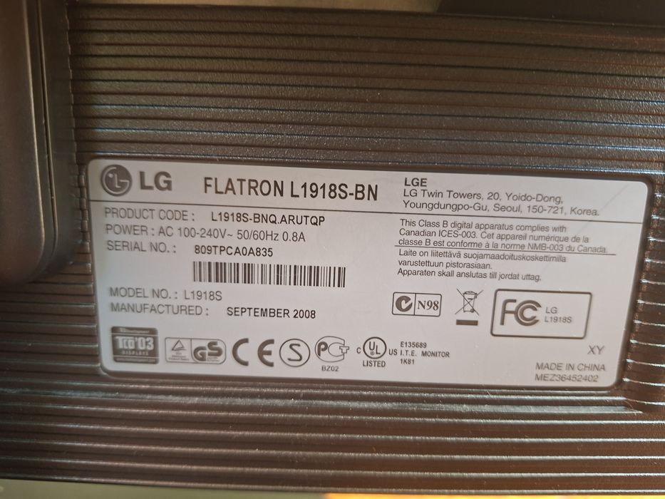 Монитор LG flatron