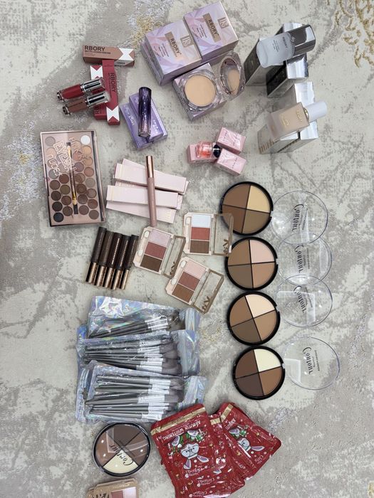 Тени, контур, косметика арзан