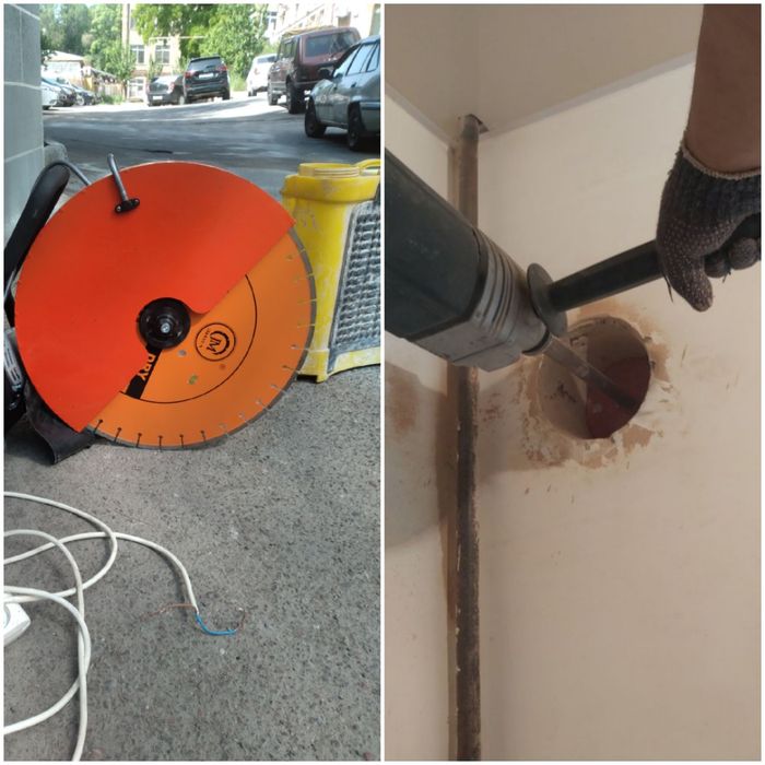 Beton kesish teshish xizmatlari almazniy bureniya almazniy rezka