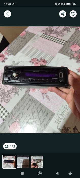 Se vinde player auto cu Bluetooth activ și usb