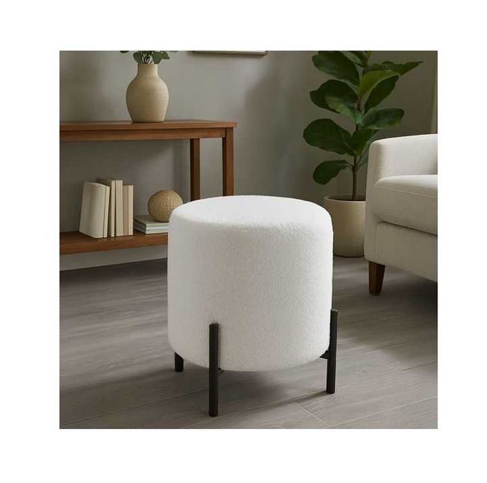 Табуретка с метални крачета, 40см