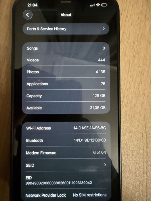 iPhone 12 Pro Max 128GB Pacific Blue