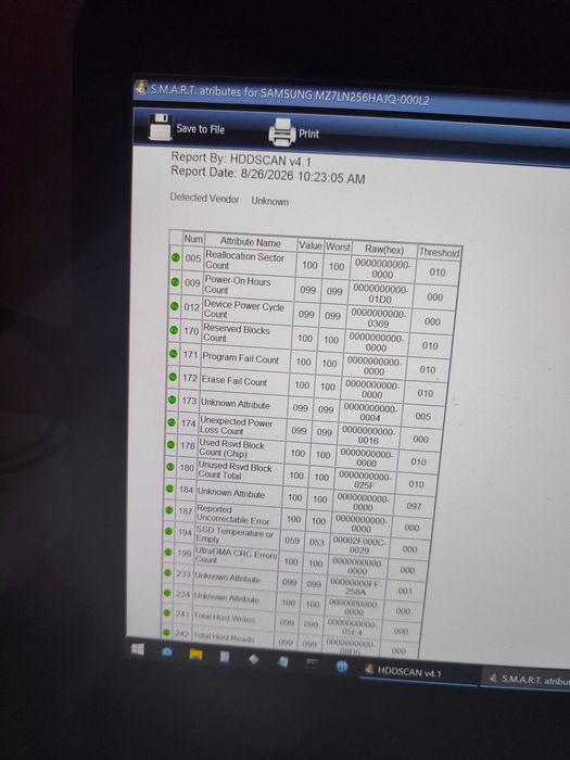 SSD samsung pm871b