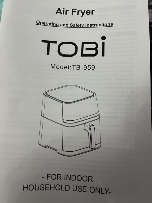 Аэрогриль Tobi TB-959