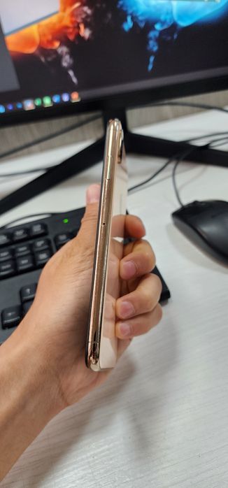 Iphone Xs Max Gold 64GB Bat 100% Ideal