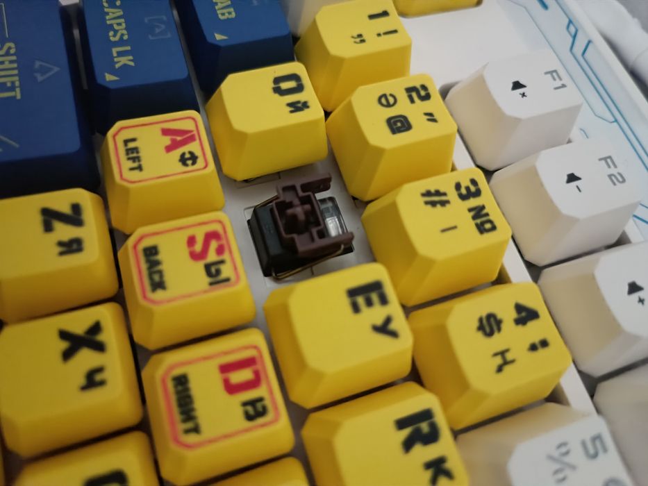 Клавиатура A4Tech Bloody B950 синий