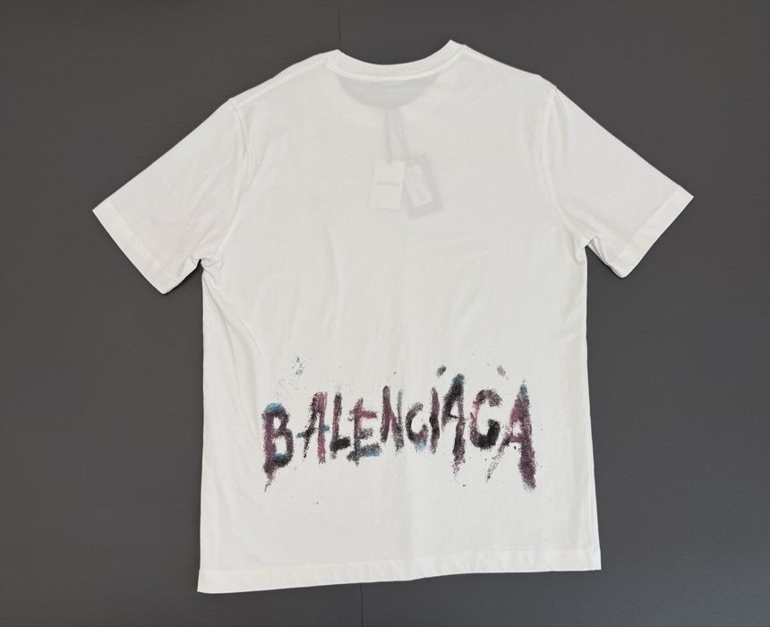 Tricou Balenciaga alb – mărimea XXL – nou cu etichetă