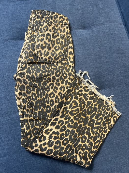 Леопардовые джинсы, размер s-l