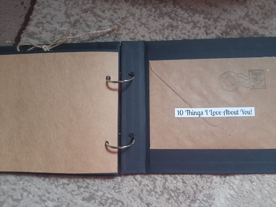 Албум за снимки ръчно изработен