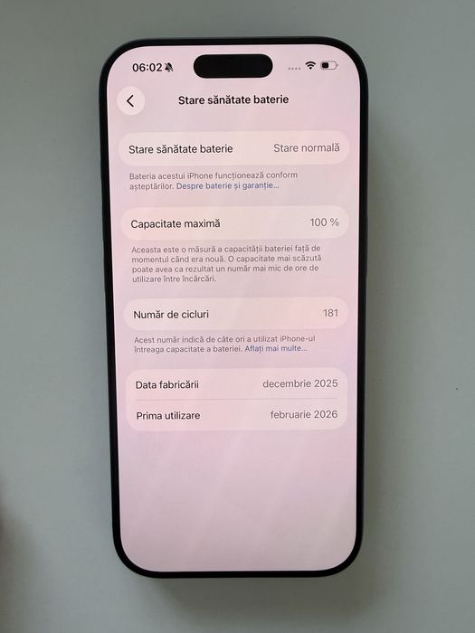 Iphone 17 pro impecabil
