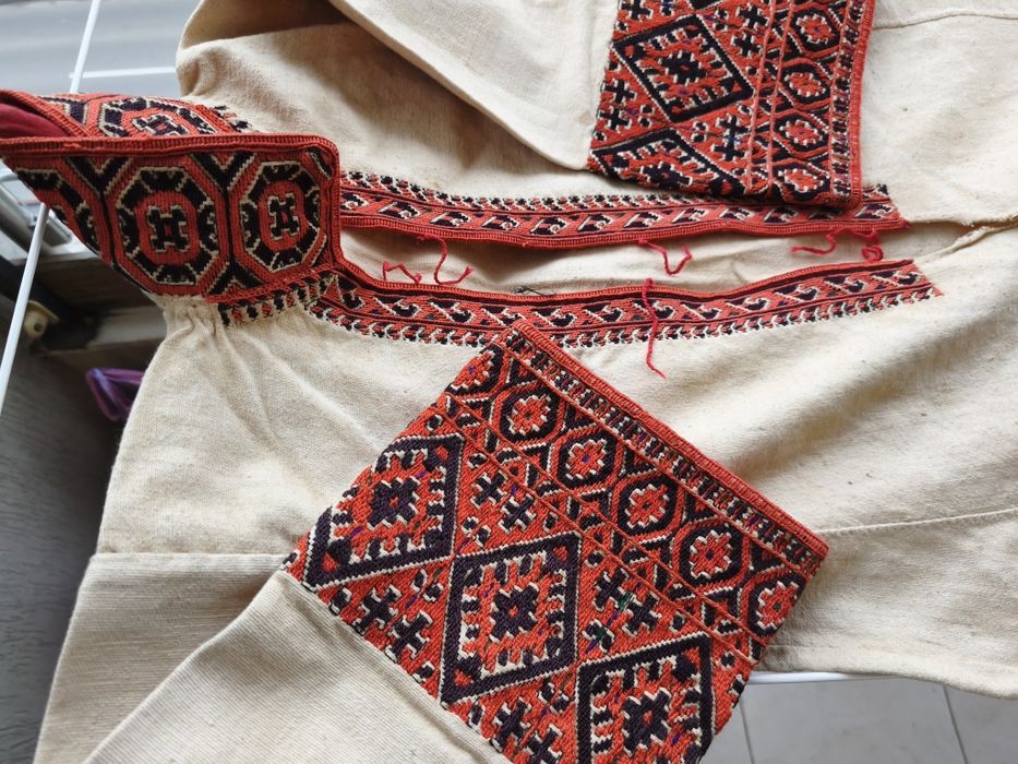 автентичена кошуля,риза за носия от  горни битолски села края на XIX в