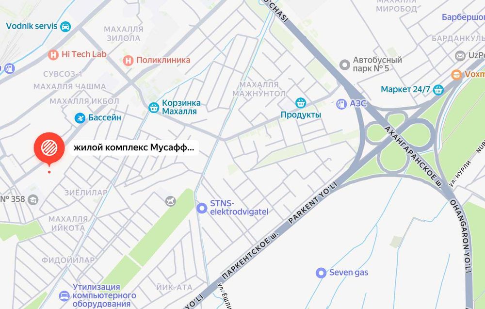 Bektemir Musaffo Maskan 66 kv.m. 3/7/10 ipoteka, yashashga tayyor