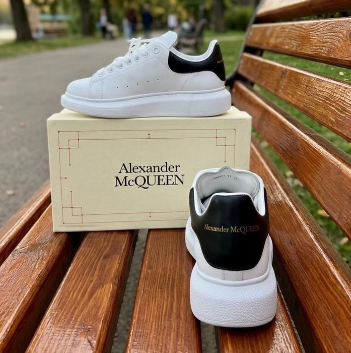Adidasi Alexander McQueen Alb - Piele