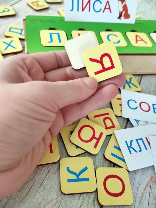 ToySib Сортер набор "Простые слова"