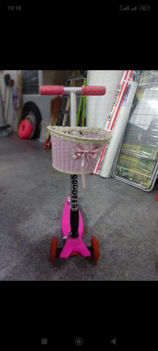 Самокат детский для девочки