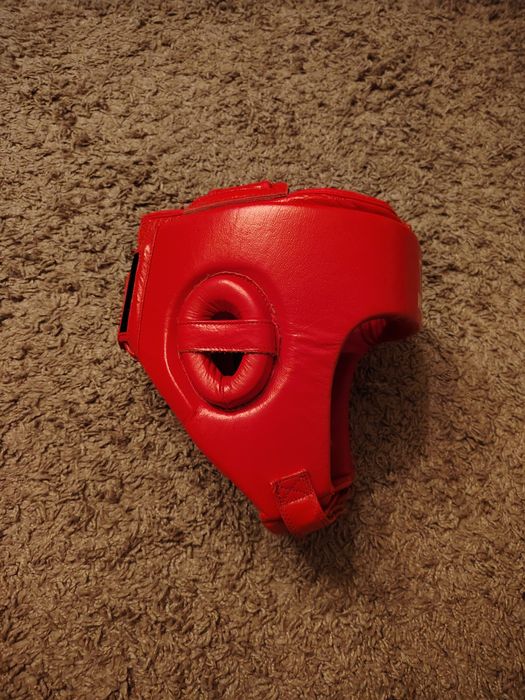 Боксерский шлем кожаный