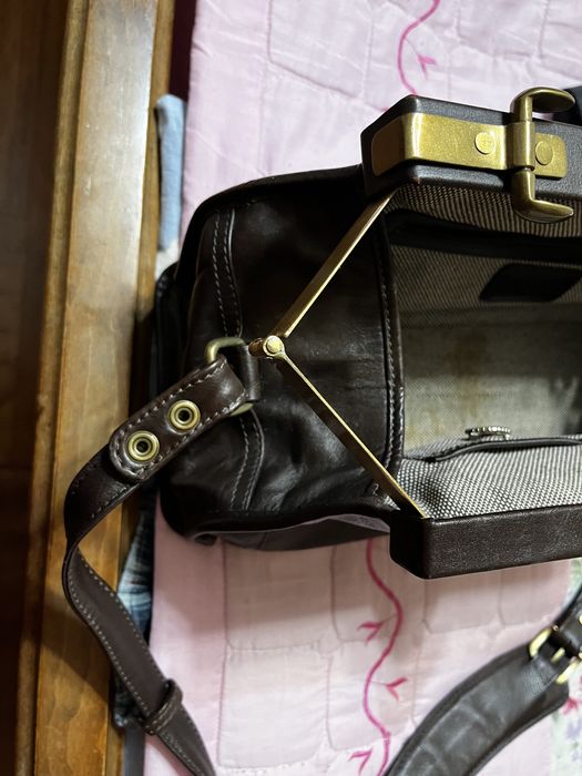 Винтажная сумка кожанная