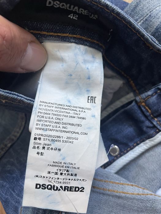 DSQUARED2 Used Wash Tidy Biker Jeans / мъжки дънки w31/42