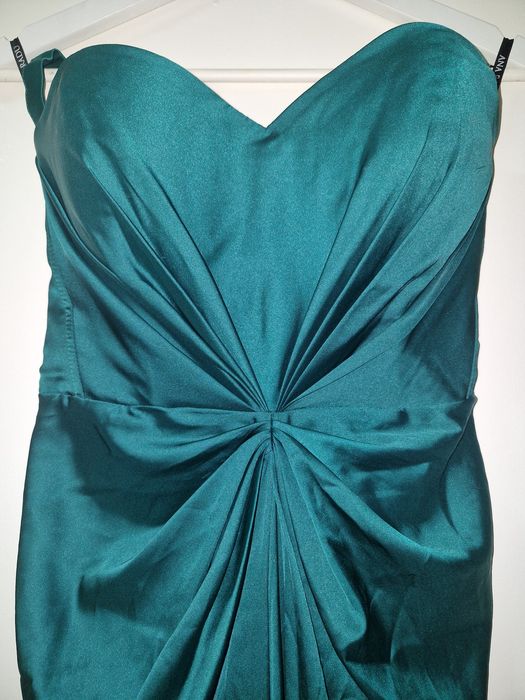 Rochie lungă elegantă verde smarald – Ana Radu