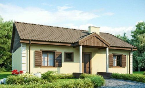 Casa, garaje auto din structura metalica si panou sandwich termoizolat