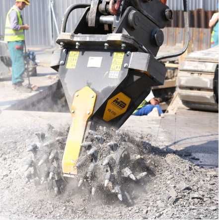 Freză tambur MB Crusher R900 – Nouă pentru excavatoare mari