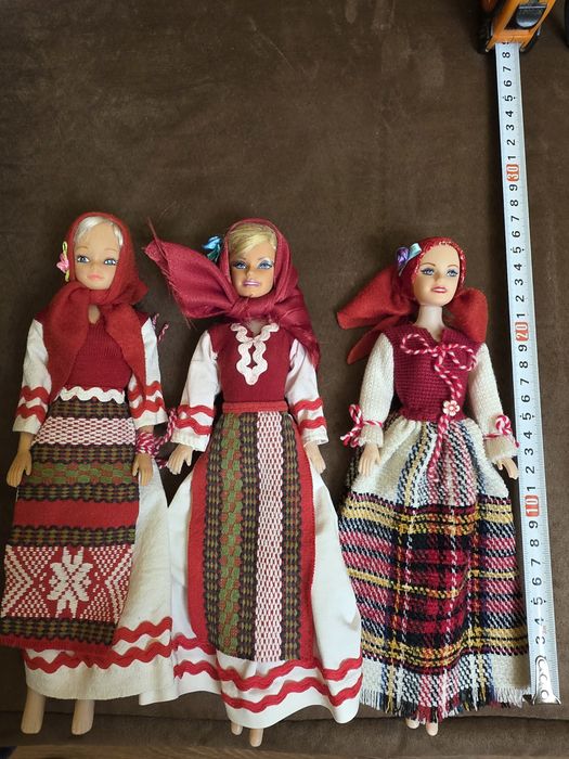 Български фолклорни кукли – ръчно облечени, колекционерски модел
