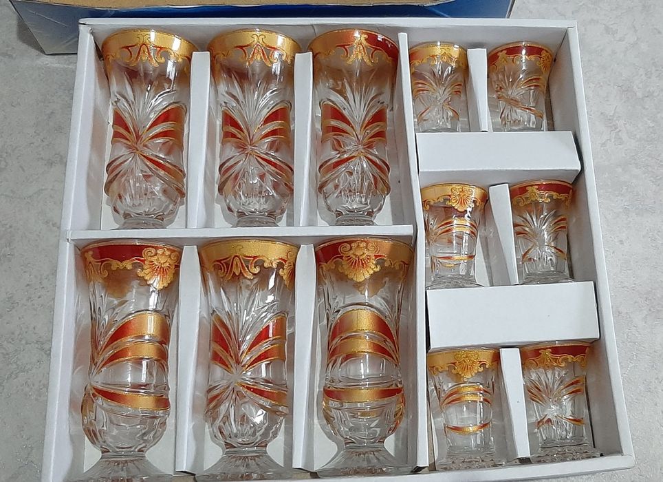 Бокалы, Кесе, набор бокалы и стопки.