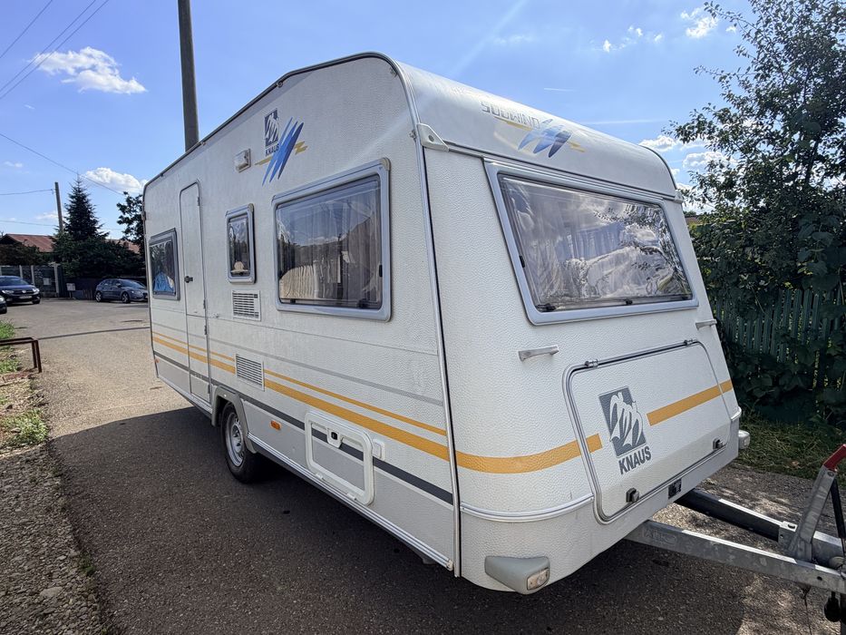 Rulota Knaus Sudwind 480,an1997,4 persoane,baie,wc fix