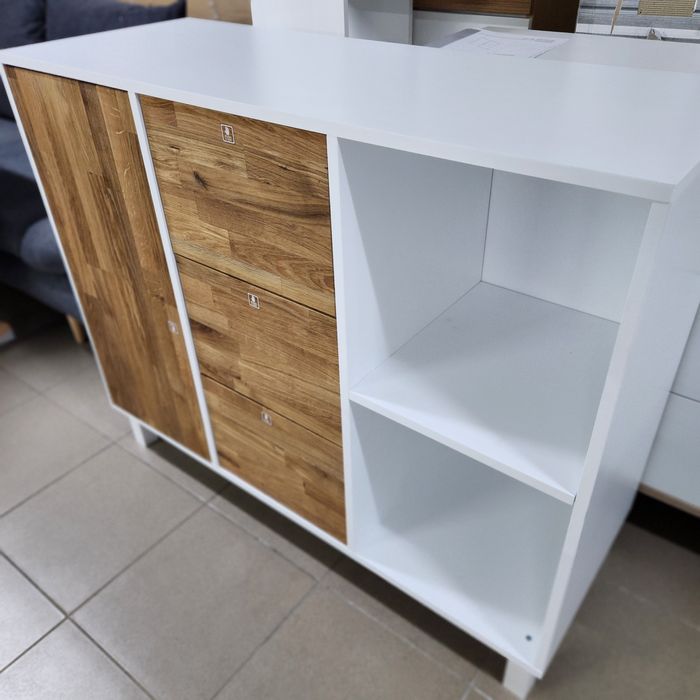 NOU Comoda lemn 110cm