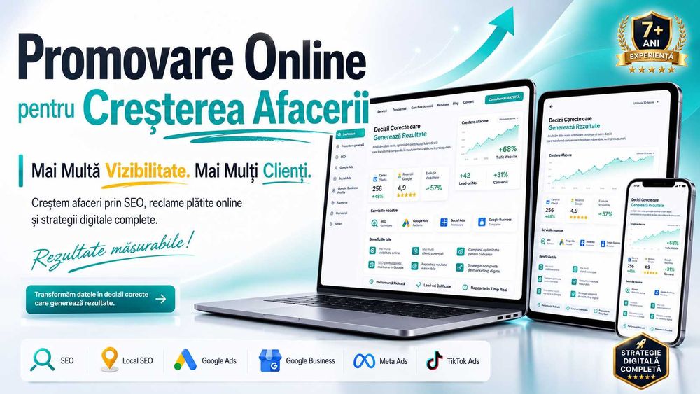 Audit Gratuit si 0% Avans | Cresti Profitul prin Servicii SEO Profesionale cu Abonament Testabil de la 200€ | Scazi Costul pe Client Google & Meta Ads