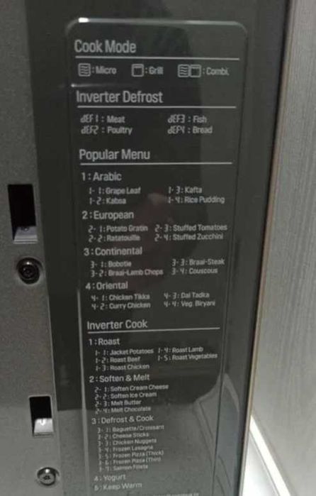 Микраволновка LG Invertor  42L как новый