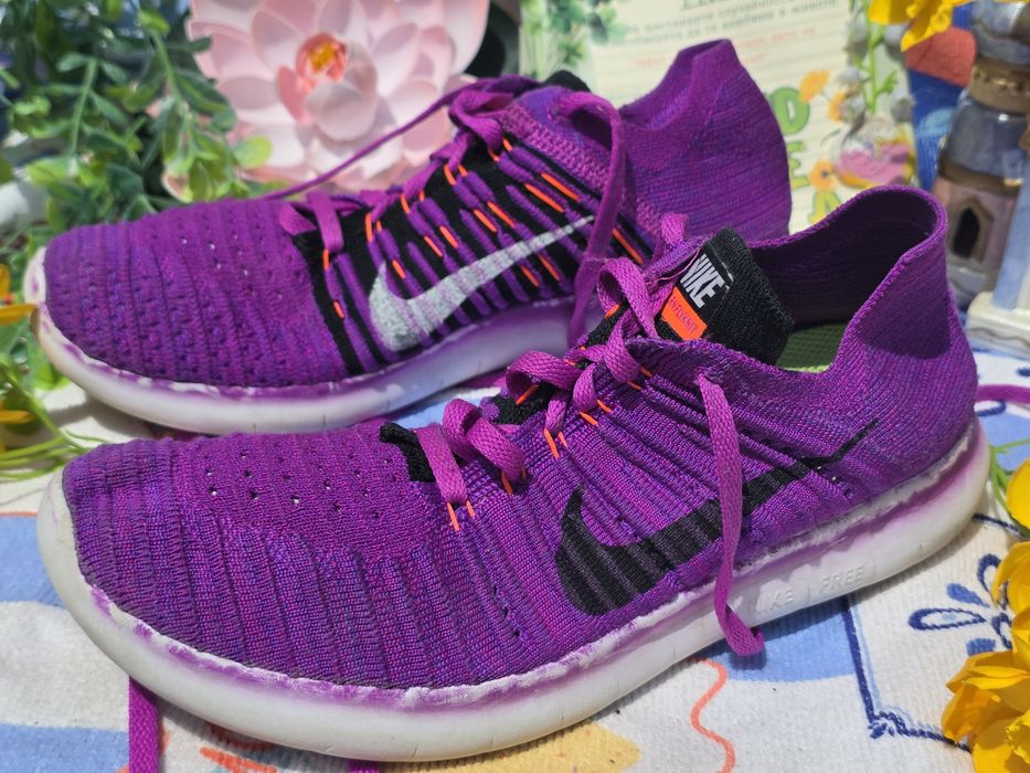 Nike Free Run лилави кецове