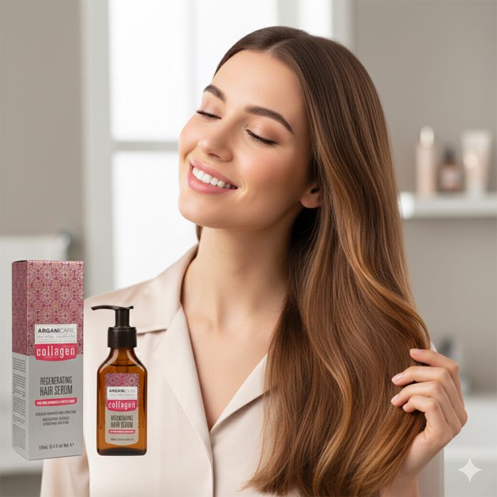 Ser de păr profesional Arganicare Collagen Hair Serum - 100 ml