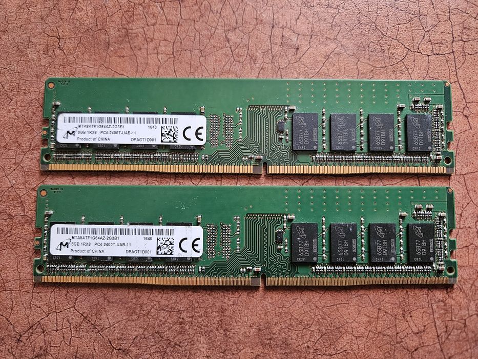 Kit RAM 2x 8GB DDR4 2400Mhz Micron