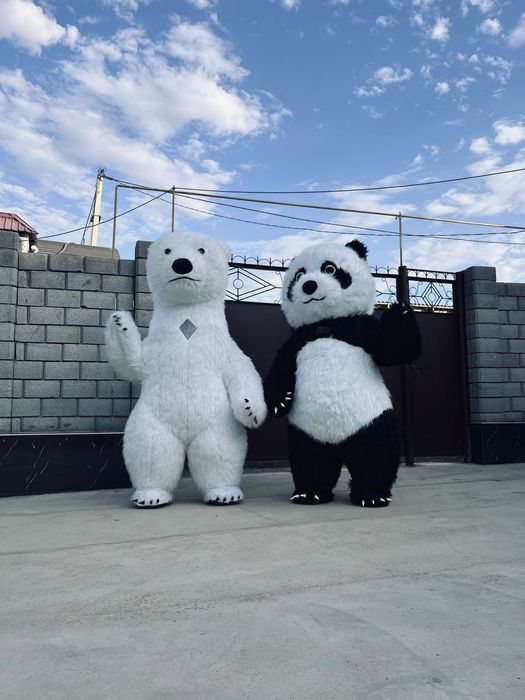 Надувной панда мен аю аниматор