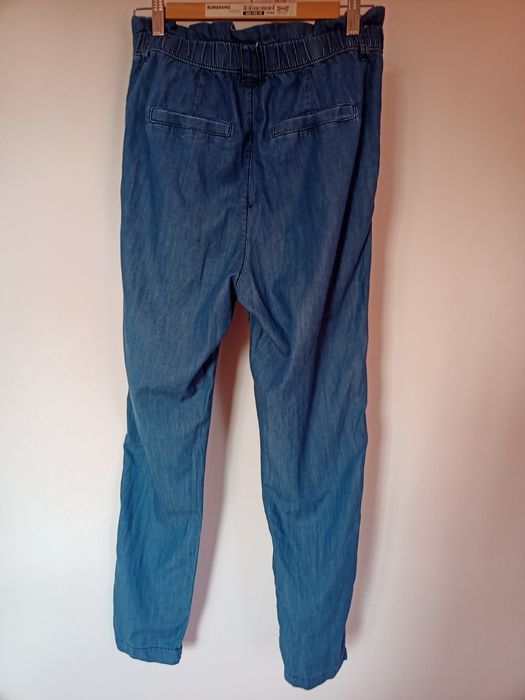 Pantaloni primăvara/vara denim, compoziție bumbac