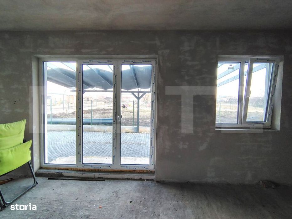 Casa semifinisata individuala 120 mp utili, teren 805 mp, Tureni