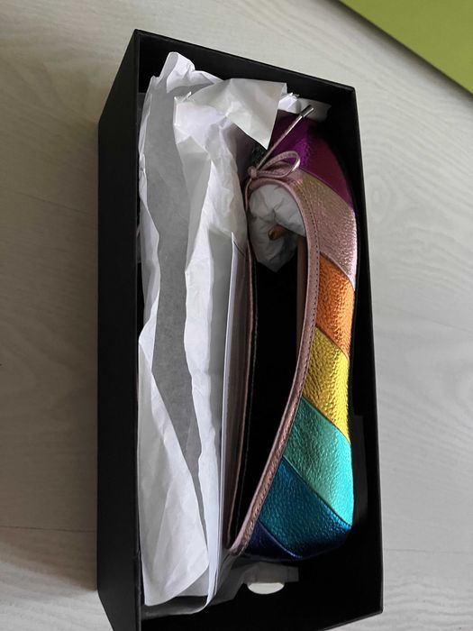 Кожени балеринки Kurt Geiger London Eagle Ballerina