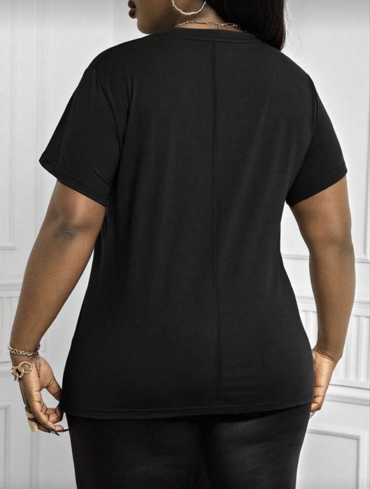 Черна дамска тенсика. Размер EU 56/58