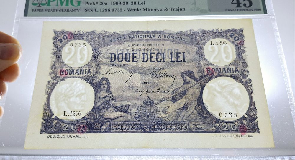 Bancnota 20 lei 1913