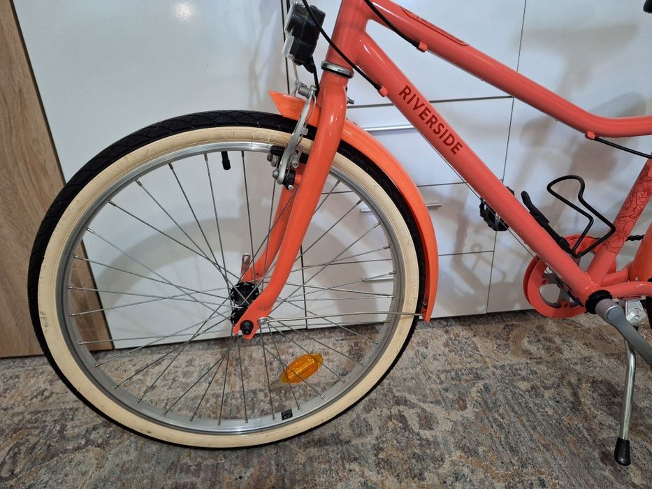 Детски трекинг велосипед Riverside, BTWIN 500, 24 инча