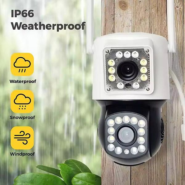 Wi-Fi/PTZ двойна камера за наблюдение Full HD / SMK026 /