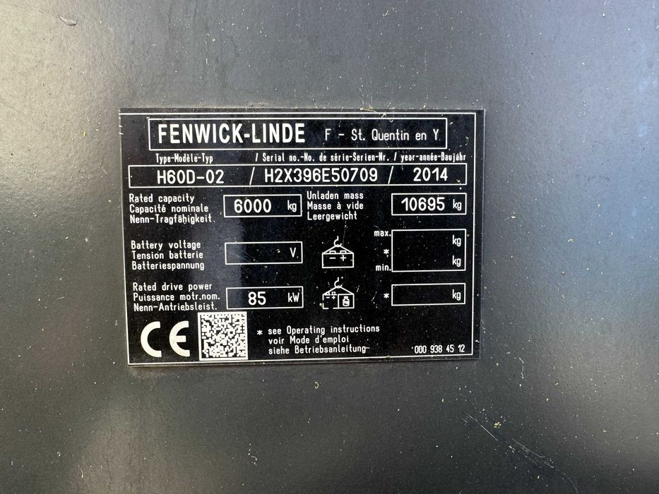 Мотокар Linde H60D - Дизел