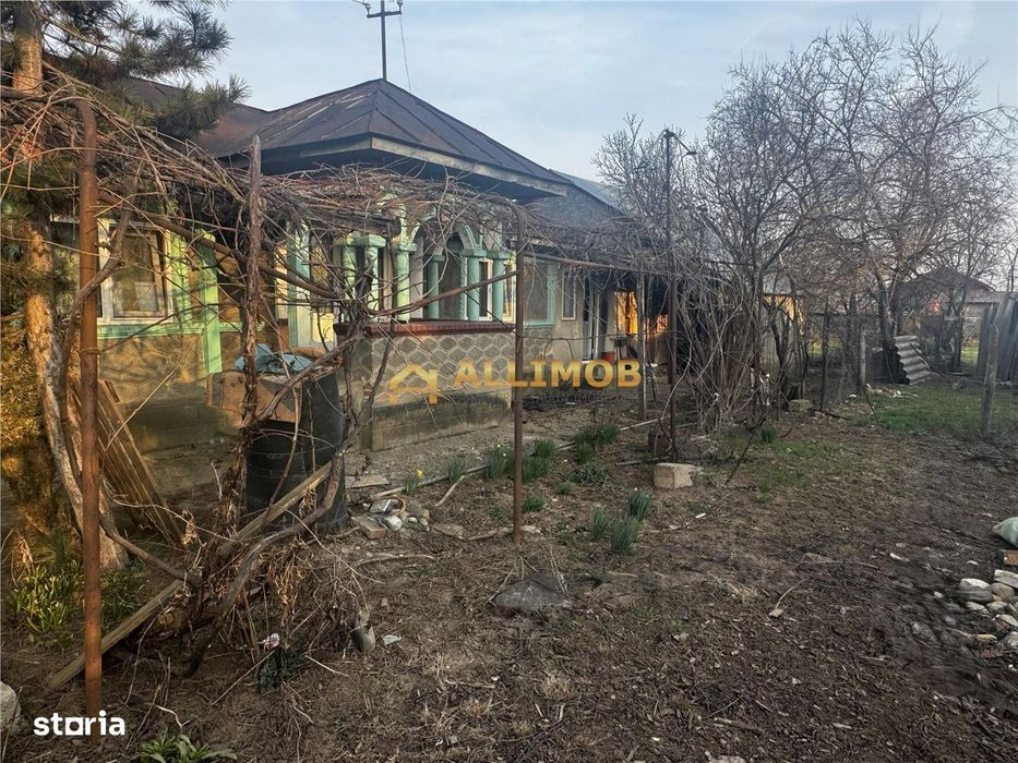 Casa batraneasca si teren 758 mp in Negoiesti.
