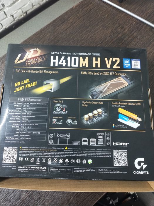 Материнская плата h410m H V2