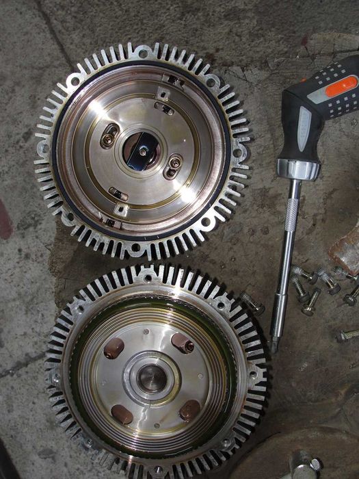 Ремонт вискомуфты охлаждения двигателя