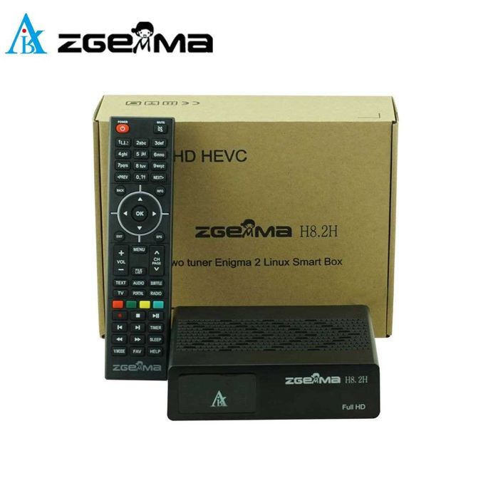 Premium Качество ZGEMMA H8.2H DVB S2 + DVB T2/C Enigma2 Linux ТВ